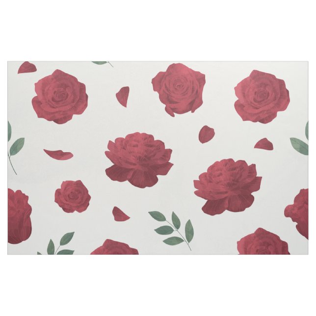 Rose Pattern Fabric (Fat Quarter)