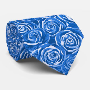 Rose Pattern Father Day Lakeside Wedding Tie
