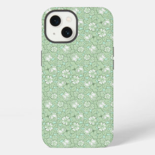 Rose pattern in light Green iPhone 13 Case