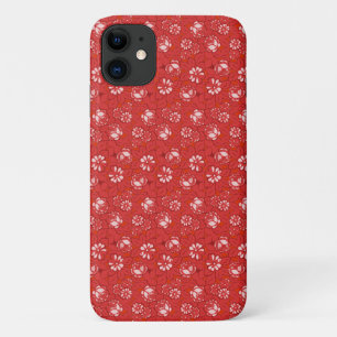 Rose pattern in red Case-Mate iPhone case