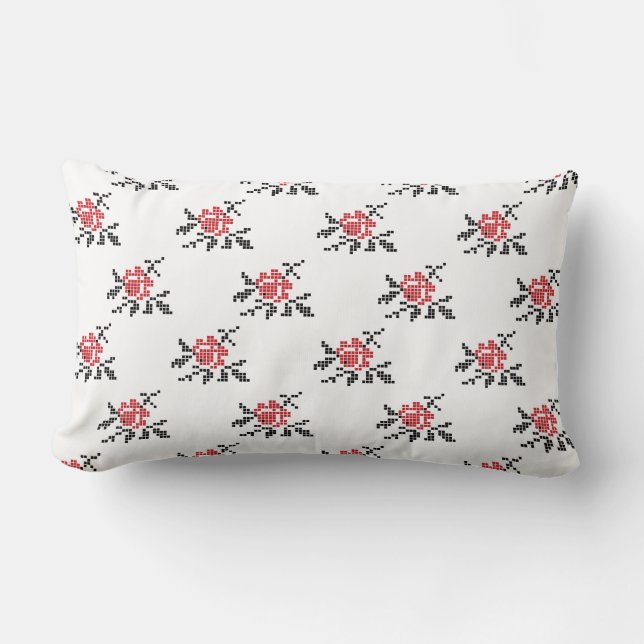 ROSE pattern Lumbar Cushion (Front)