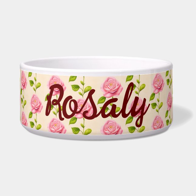 Rose pattern pink (Front)