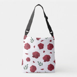 Rose Pattern Shoulder Bag Tote Bag