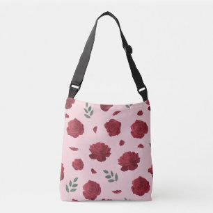Rose Pattern Shoulder Bag Tote Bag