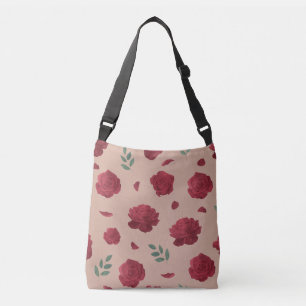 Rose Pattern Shoulder Bag Tote Bag