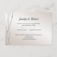 Rose Pearl 30th Anniversary Response Card