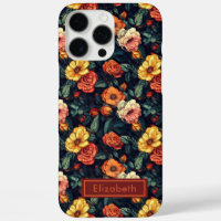 Rose Personalizable Name Iphone Case For Girls