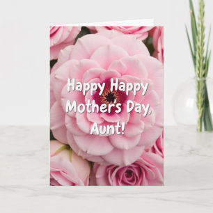 Rose Petal Aunts Day Card