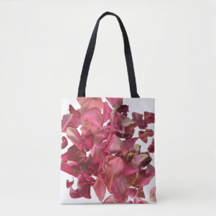 Rose Petal Pink Romantic Tote Bag