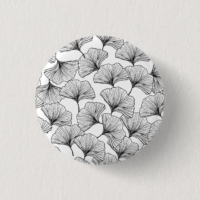 rose petals 3 cm round badge (Front)