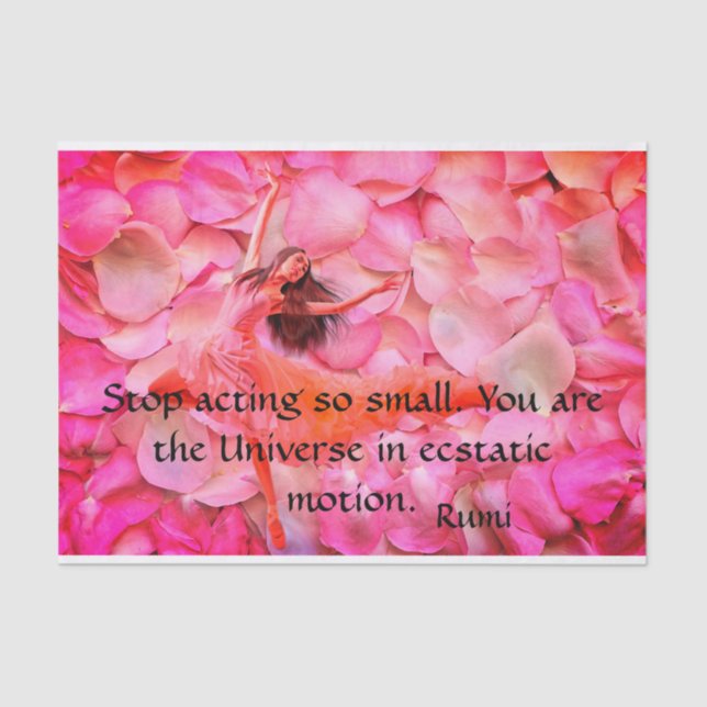 Rose Petals and Dancer Tissue Paper (Front)