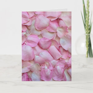 ROSE PETALS BIRTHDAY CARD