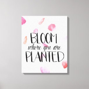 Rose Petals Bloom Canvas Print