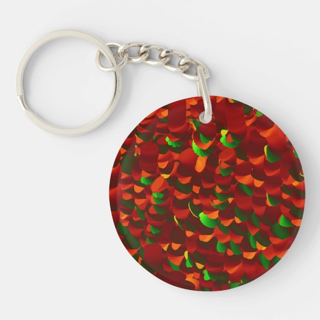 rose petals key ring (Front)
