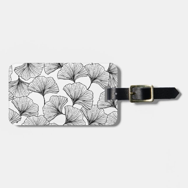 rose petals luggage tag (Front Horizontal)