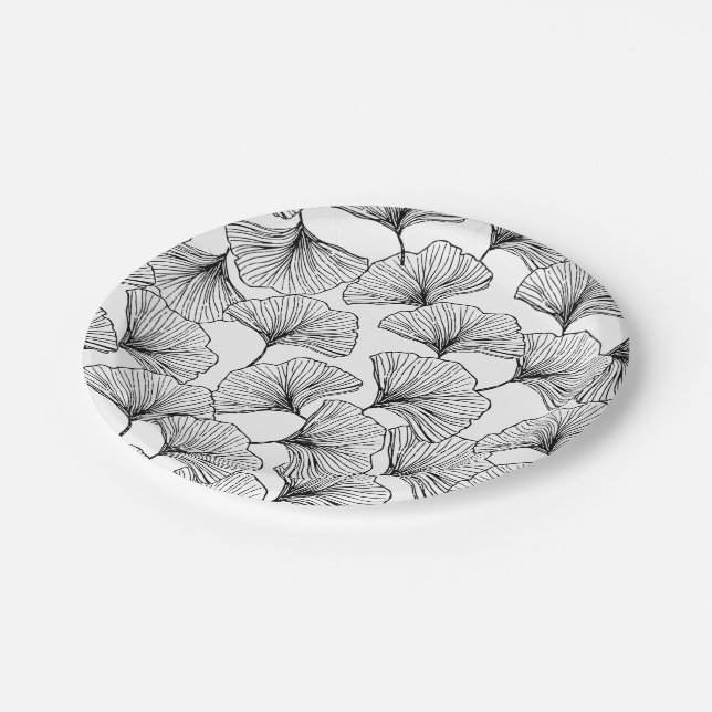 rose petals paper plate (Angled)