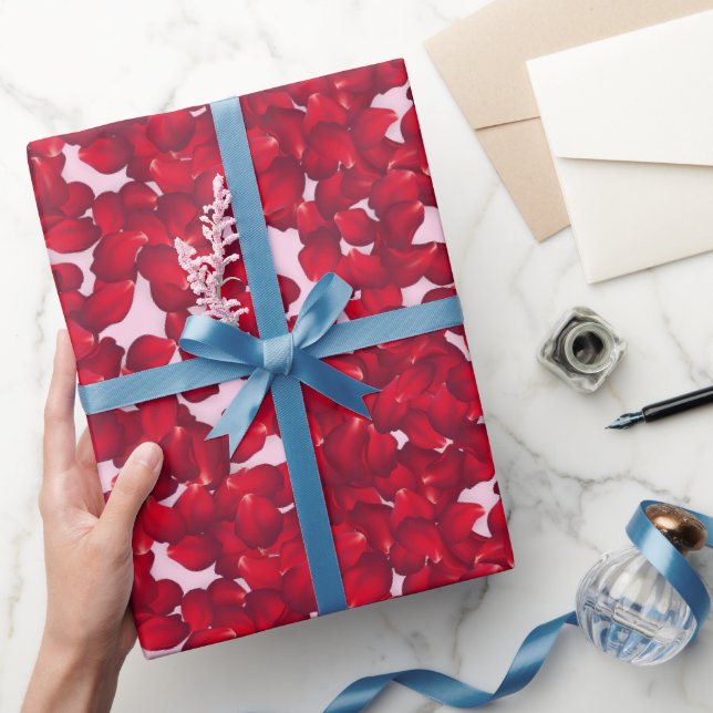 Rose Petals  Wrapping Paper (Gifting)