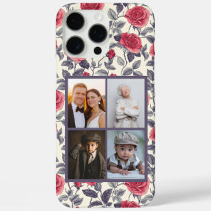 Rose Photo Collage Iphone Case For Holiday Gift