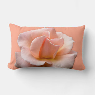 Rose Pillow Personalised Peach Wild Rose Pillow