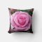 Rose Pillow Personalised Pink Rose Pillow Decor