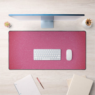 Rose Pink Desk Mat - Gaming & Office