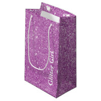 Rose Pink Girly Glitter Girl Show Your Sparkle