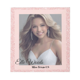 Rose Pink Glitz Autograph Pad