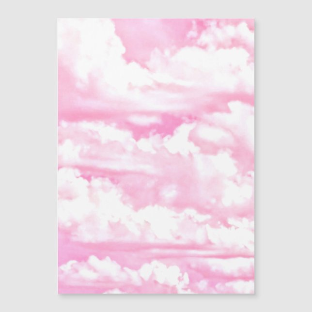 Rose Pink Happy Clouds Decor (Front)