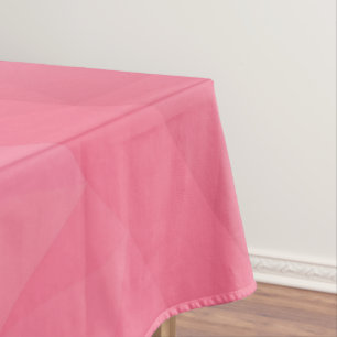 Rose pink light Gradient Geometric Mesh Pattern Tablecloth