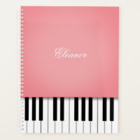 Rose Pink Piano Music Keyboard Customised