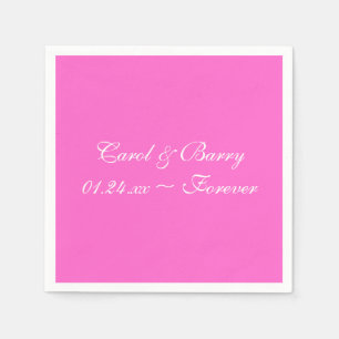 Rose Pink Premium Colourful Napkins