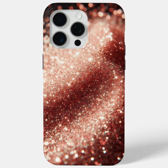 Rose Pink Purple Bling Pattern Phone Case For Appl (Back)
