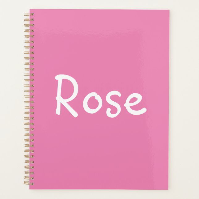 Rose Planner (Front)