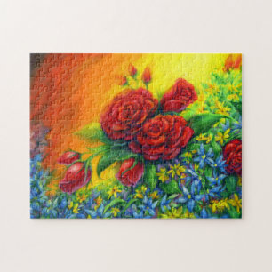 Rose Plumage Jigsaw Puzzle