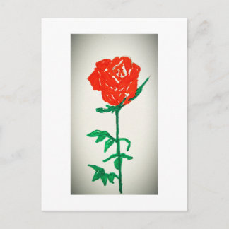 Rose Postcard