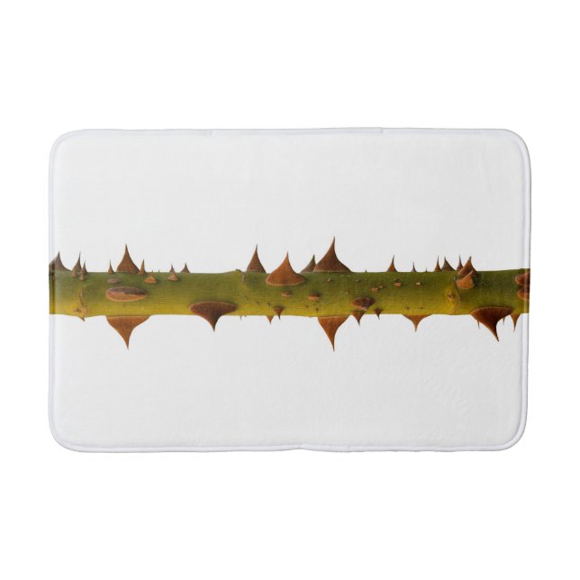 Rose prickels bath mat (Front)