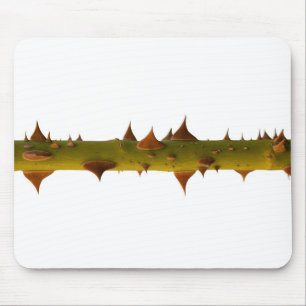 Rose prickels mouse pad