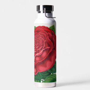 Rose Print Rochester Lithographing and Printing Co Water Bottle