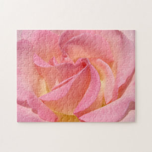 Rose Puzzles Personalise gifts Pink Rose Spiral