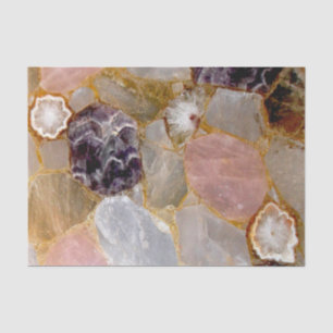 Rose Quartz Amethyst 10lb Tissue Paper, White Paper