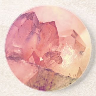 rose quartz coaster