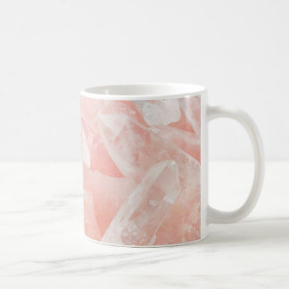 Rose Quartz Crystal Coffee Mug
