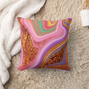 Rose quartz cushion