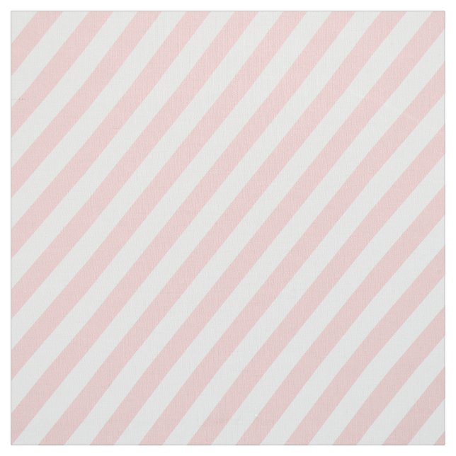 Rose Quartz Diagonal Stripes Fabric (Swatch)