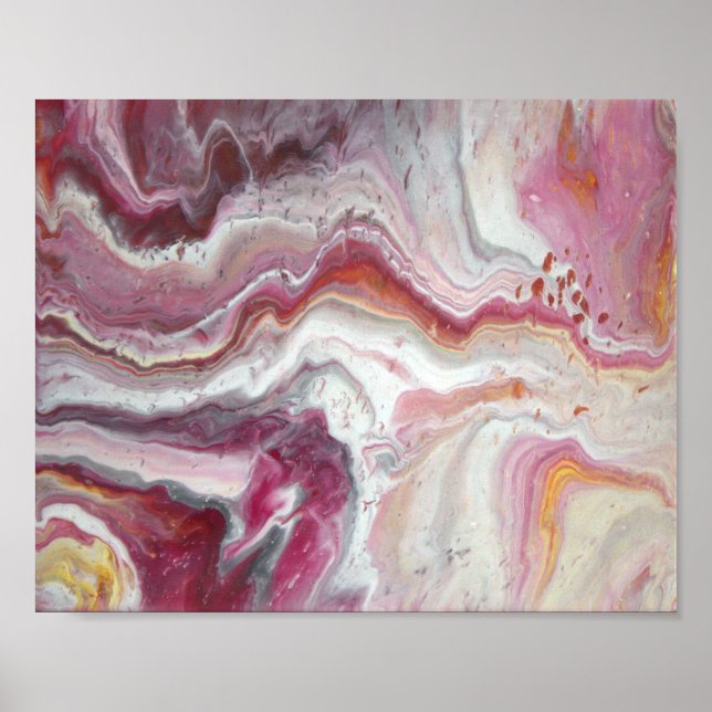 Rose Quartz Flow Poster (Front)