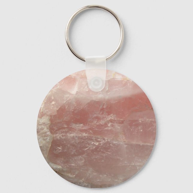 Rose Quartz Key Ring (Front)