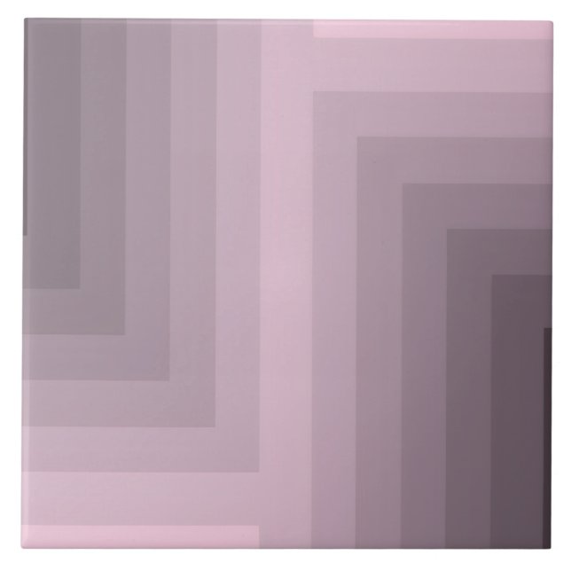 Rose Quartz Labyrinth Decorative Ceramic Tile (Front)