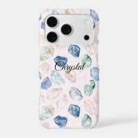 Rose Quartz Lapis Lazuli Crystals