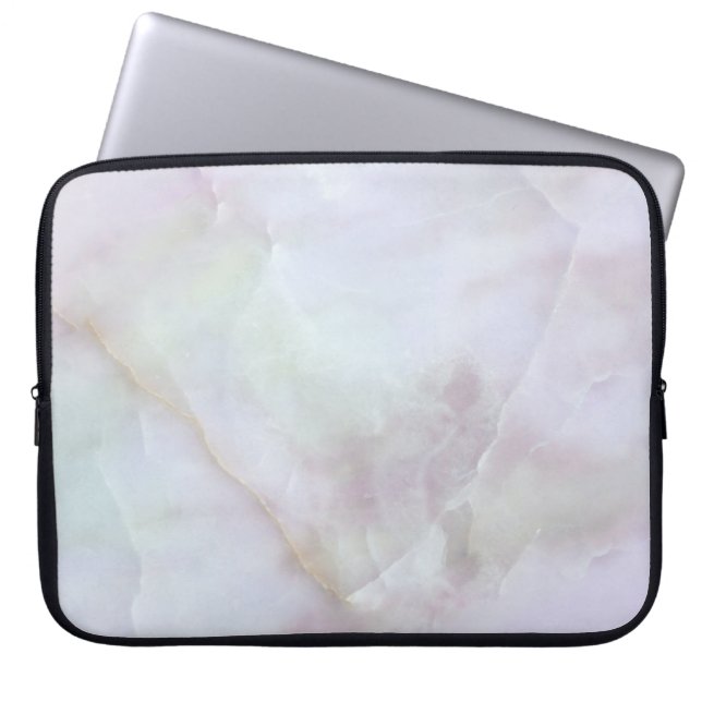 Rose quartz laptop sleeve (Front)