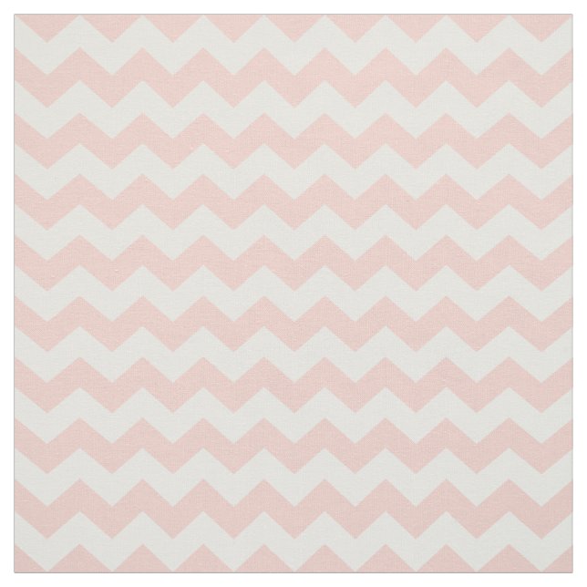 Rose Quartz Pink 2016 Chevron Zigzag Pattern Fabric (Swatch)